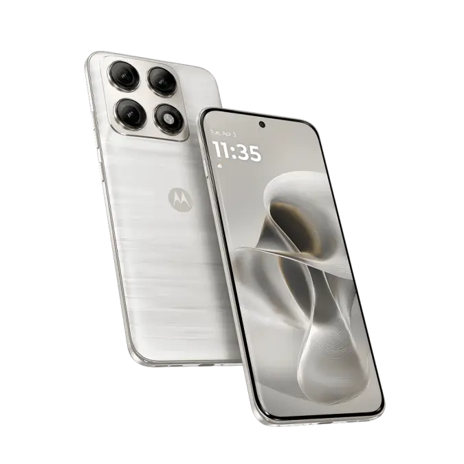 Motorola Edge 70 Pro (PANTONE Lily White)