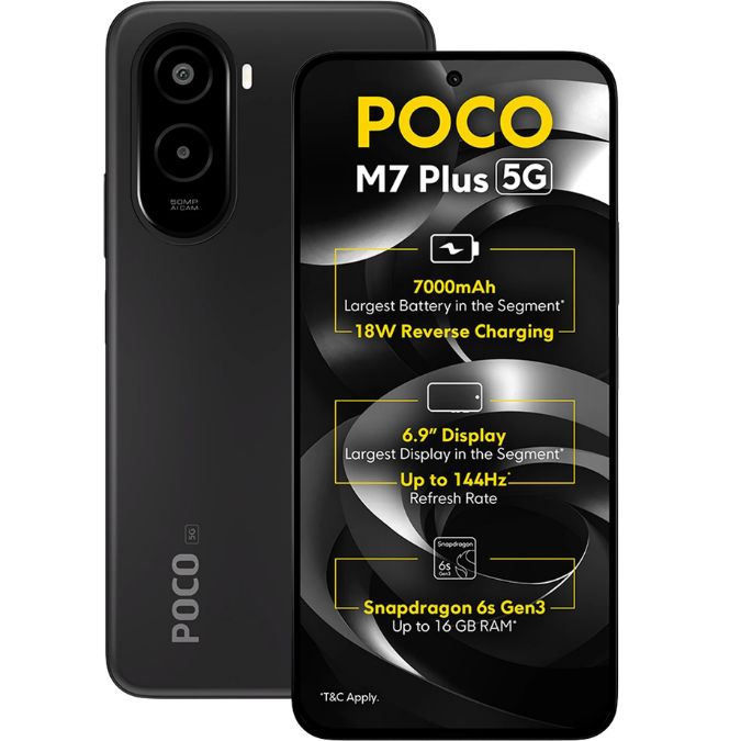 POCO M7 Plus (Carbon Black)