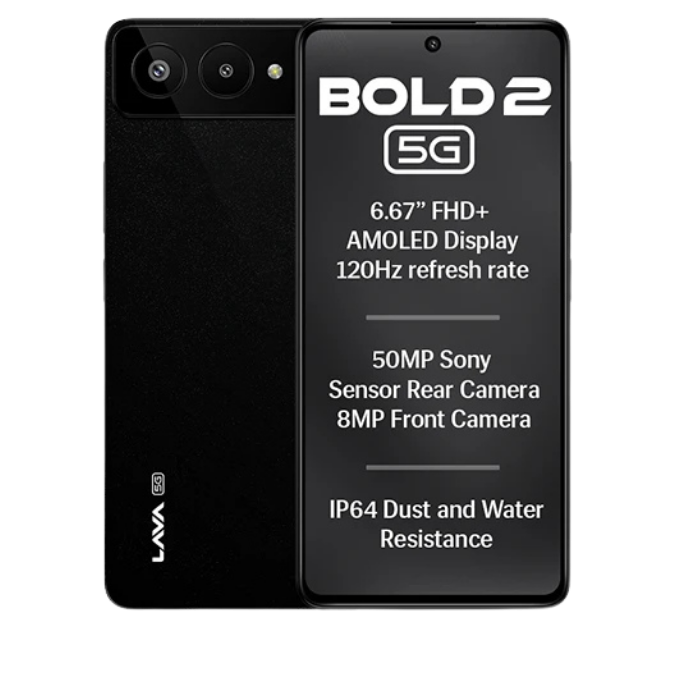 Lava Bold 2 5G Black