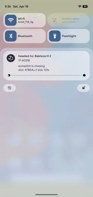 Live Updates Notification Android 17