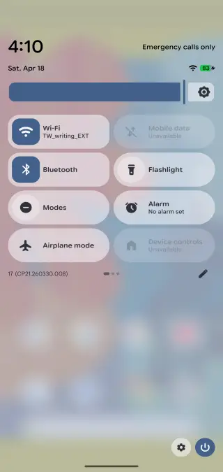 Separate Wi-Fi and mobile data Android 17