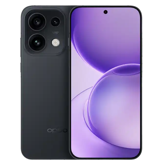 Oppo Reno 16 Pro black front and back
